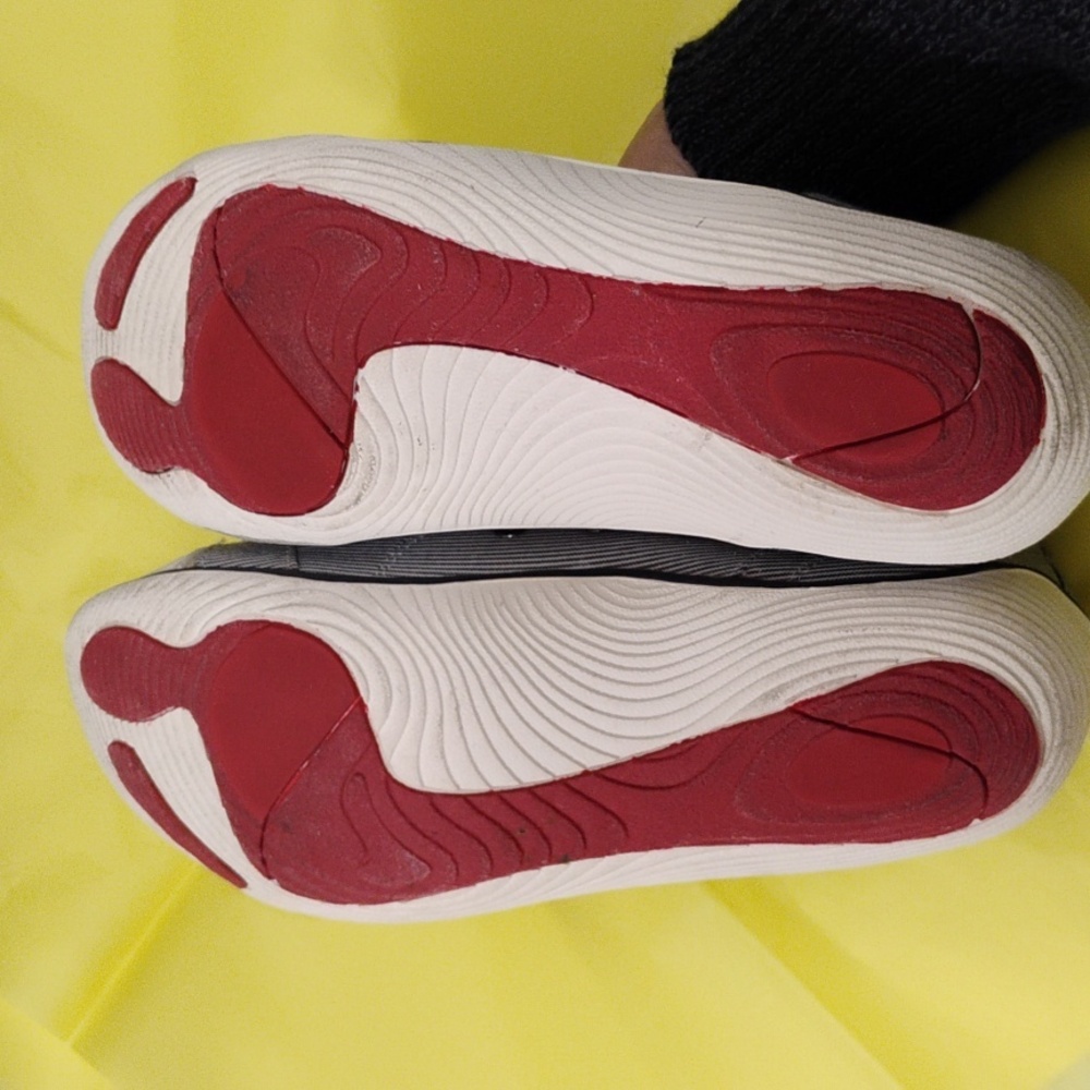 Dr Scholl's Stylish  Striped Sneakers - White and Blue 8.5 EUC - Picture 6 of 8